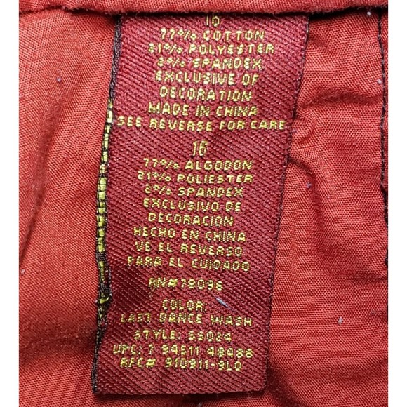 Sasson Womens Jeans Size 16 Skinny Leg Shuffle Last Dance Wash Vintage 36x33 - Picture 7 of 8